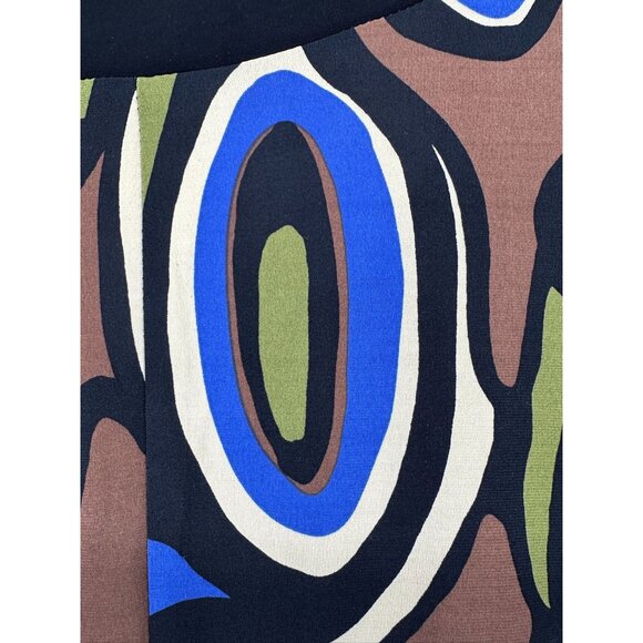 Vintage Harolds Dress Sz S Mid-Century Modern Artsy Groovy Slinky Knit RetroFAB - Picture 2 of 11